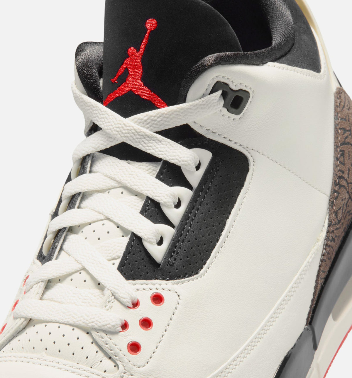 Air Jordan 3 Retro Sail And University Red Men's Shoes - Sail Black University Red Pale Ivory