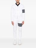 Thom Browne classic loopback 4-Bar zip up hoodie