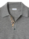 Burberry long-sleeve wool polo shirt