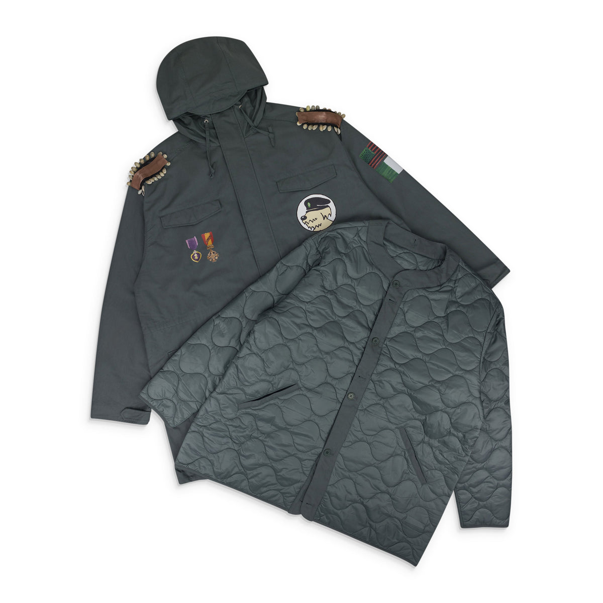 Army Green Cowrie Parka